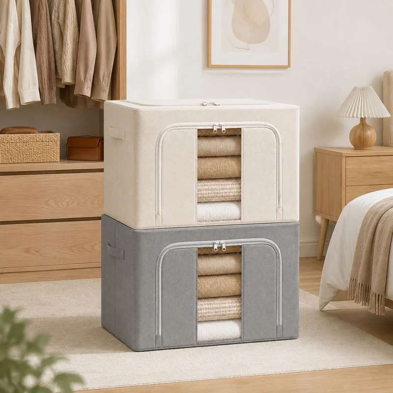 Foldable Fabric Storage Bins Stornfield