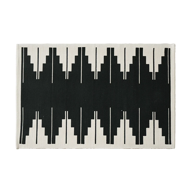 Living and entrance area mat with diamond pattern Stornfield