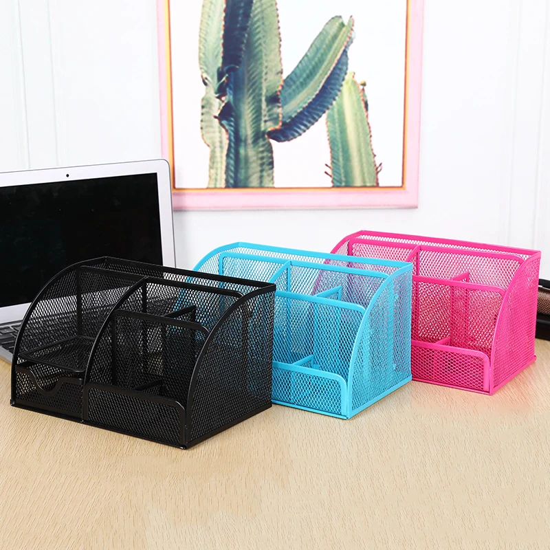 Multi-Compartment Mesh Desk Organizer Stornfield