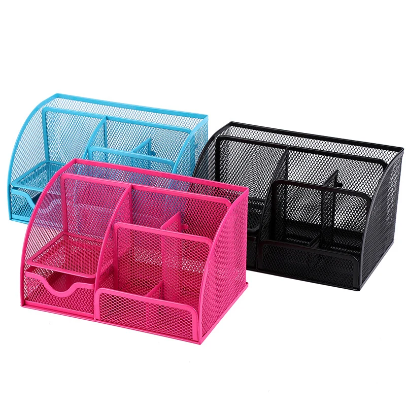 Multi-Compartment Mesh Desk Organizer Stornfield