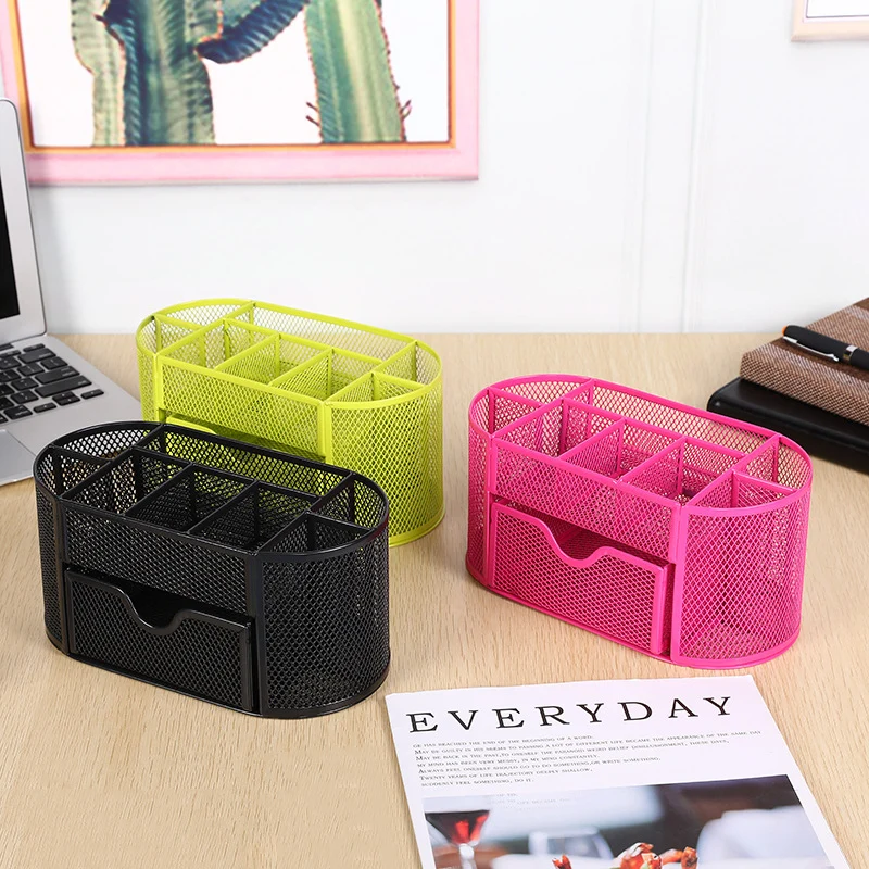 Mesh Desk Organizer with Drawer Stornfield