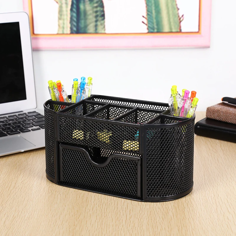 Mesh Desk Organizer with Drawer Stornfield