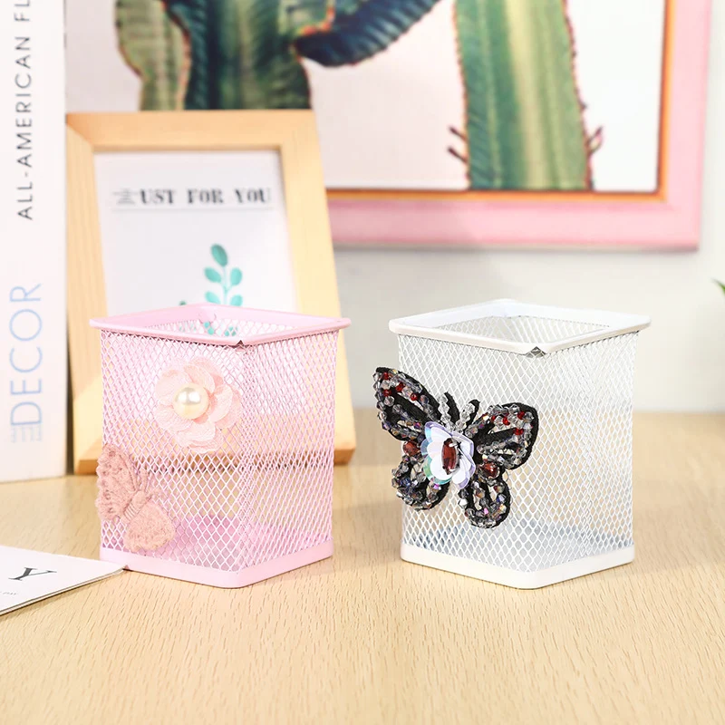 Decorative Mesh Pen Holder Stornfield