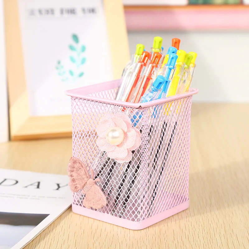 Decorative Mesh Pen Holder Stornfield