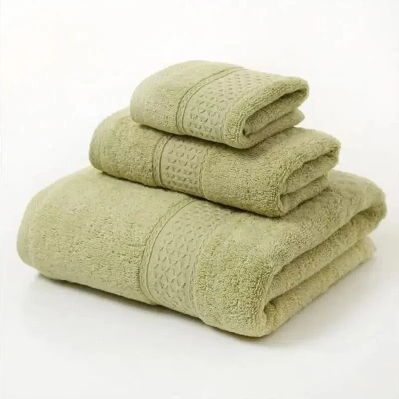 Minimalist 3-Piece Handtuchset - Ultraweiche Bio-Baumwolle in Elegantem Design
