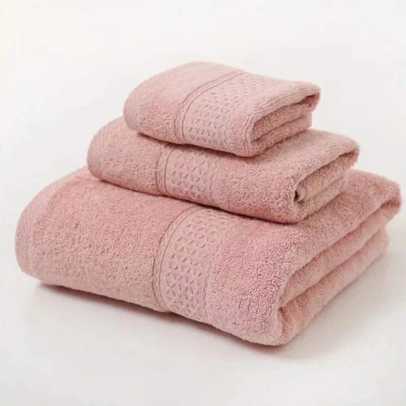 Minimalist 3-Piece Handtuchset - Ultraweiche Bio-Baumwolle in Elegantem Design