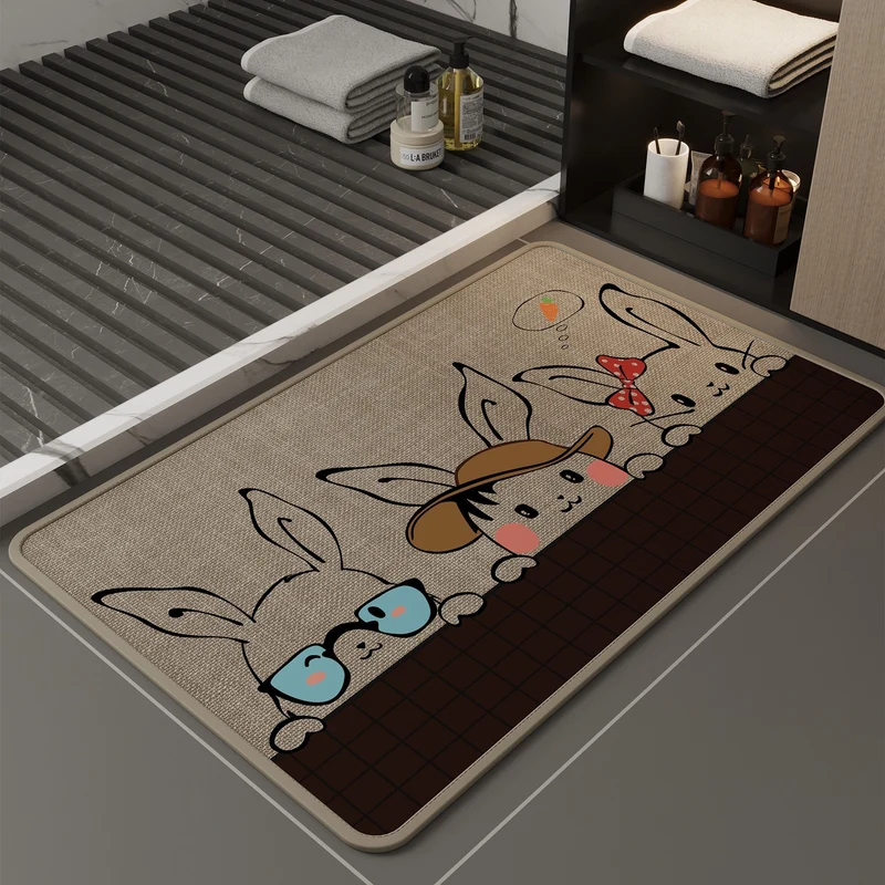 Cartoon-Themed Anti-Fatigue Kitchen Mat Stornfield