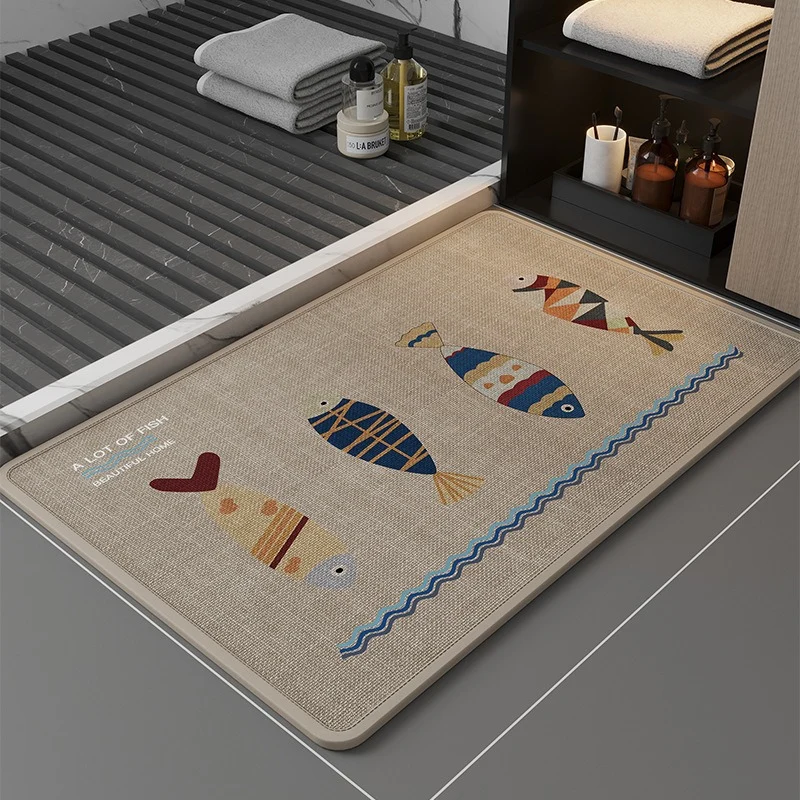 Cartoon-Themed Anti-Fatigue Kitchen Mat Stornfield
