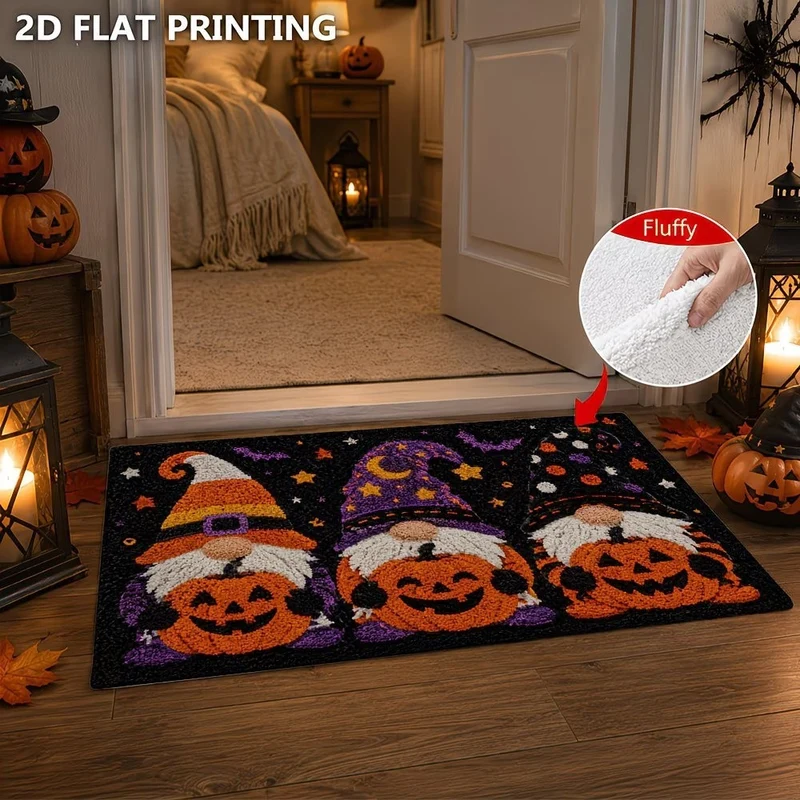 Autumn-Themed Plush Decorative Mat Stornfield