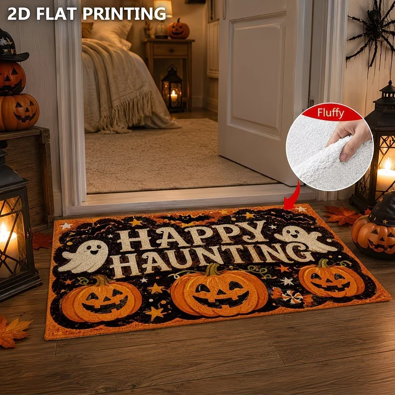Autumn-Themed Plush Decorative Mat Stornfield