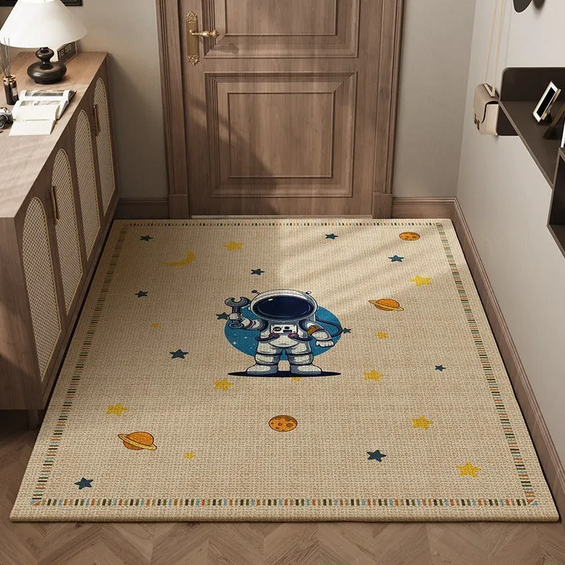 Astronaut-Themed Decorative Area Rug Stornfield