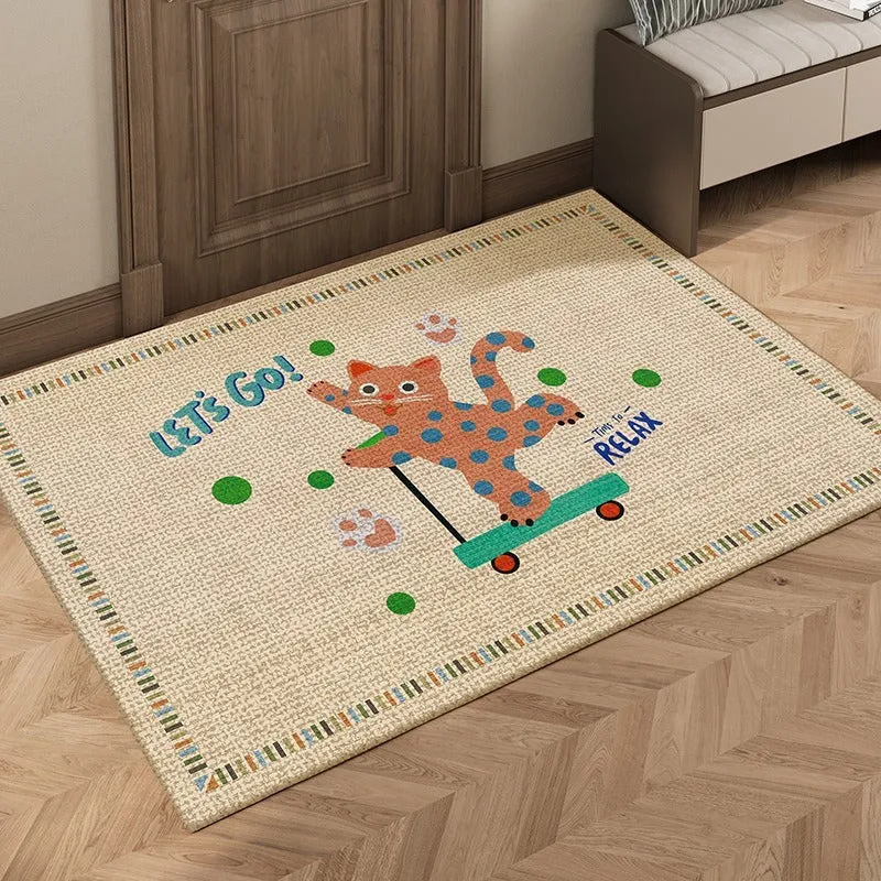 Astronaut-Themed Decorative Area Rug Stornfield