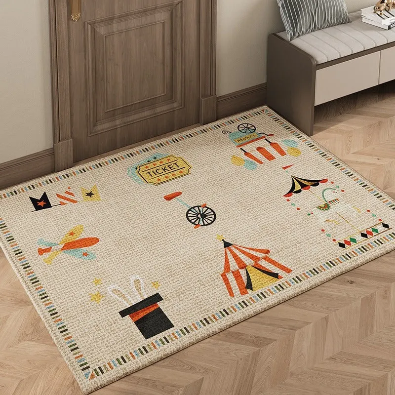 Astronaut-Themed Decorative Area Rug Stornfield