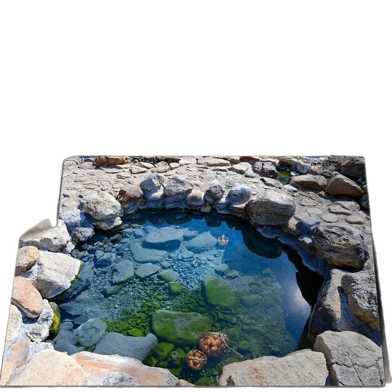 Artistic Water Ripple Print Area Mat Stornfield