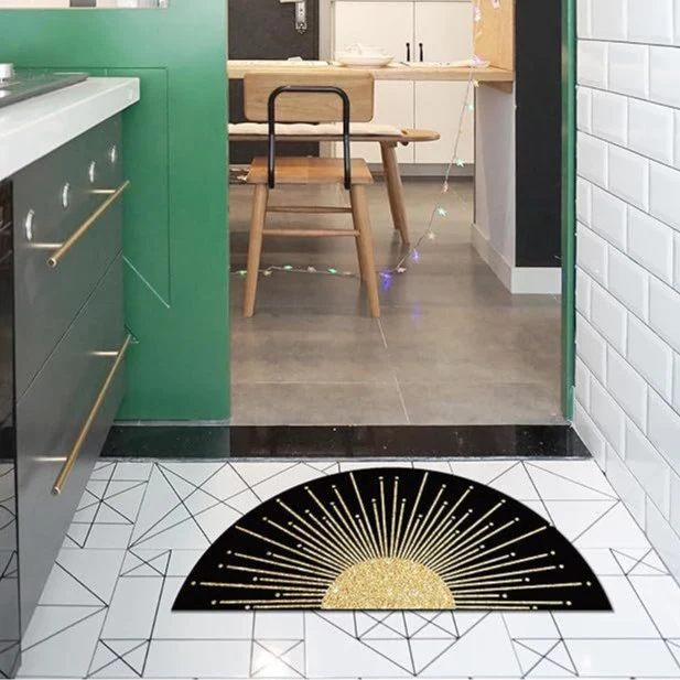 Artistic Geometric Kitchen Rug Stornfield