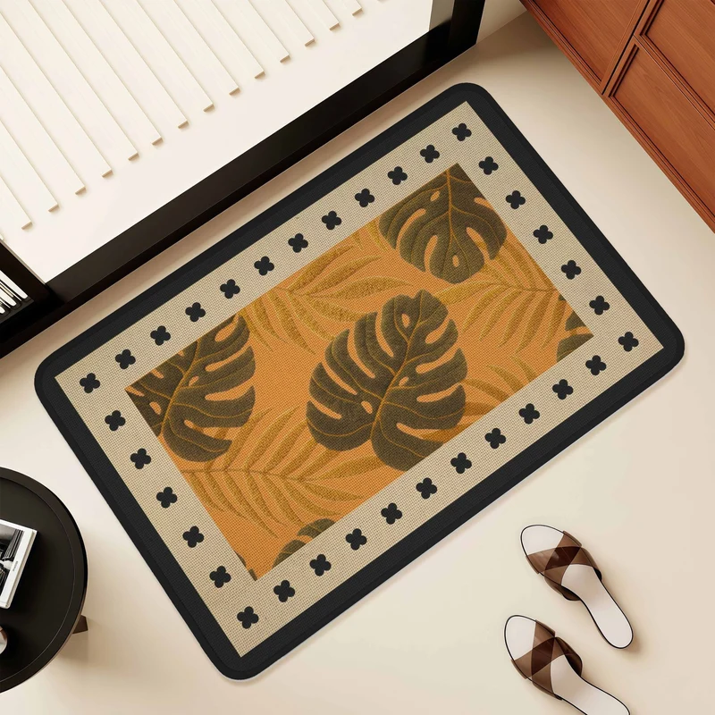 Artistic Floral Design Area Mat Stornfield