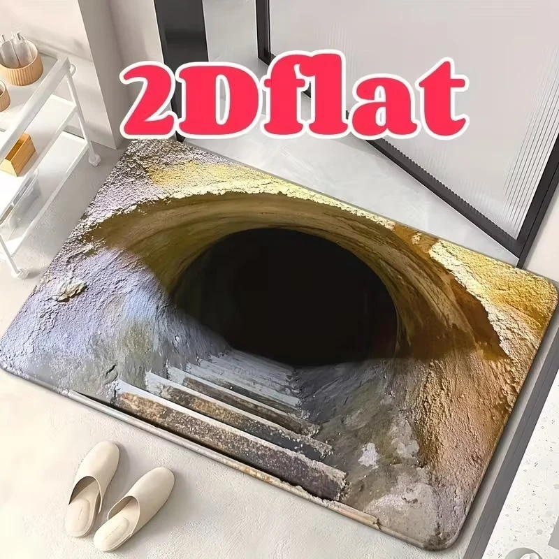 Artistic 3D Cave Scene Area Mat Stornfield