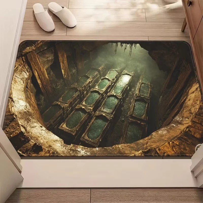 Artistic 3D Cave Scene Area Mat Stornfield