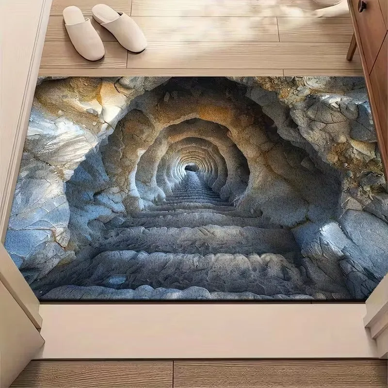 Artistic 3D Cave Scene Area Mat Stornfield
