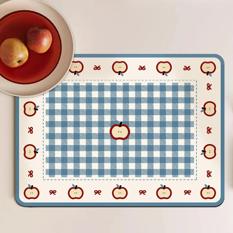Apple-Themed Kitchen Table Mat Stornfield