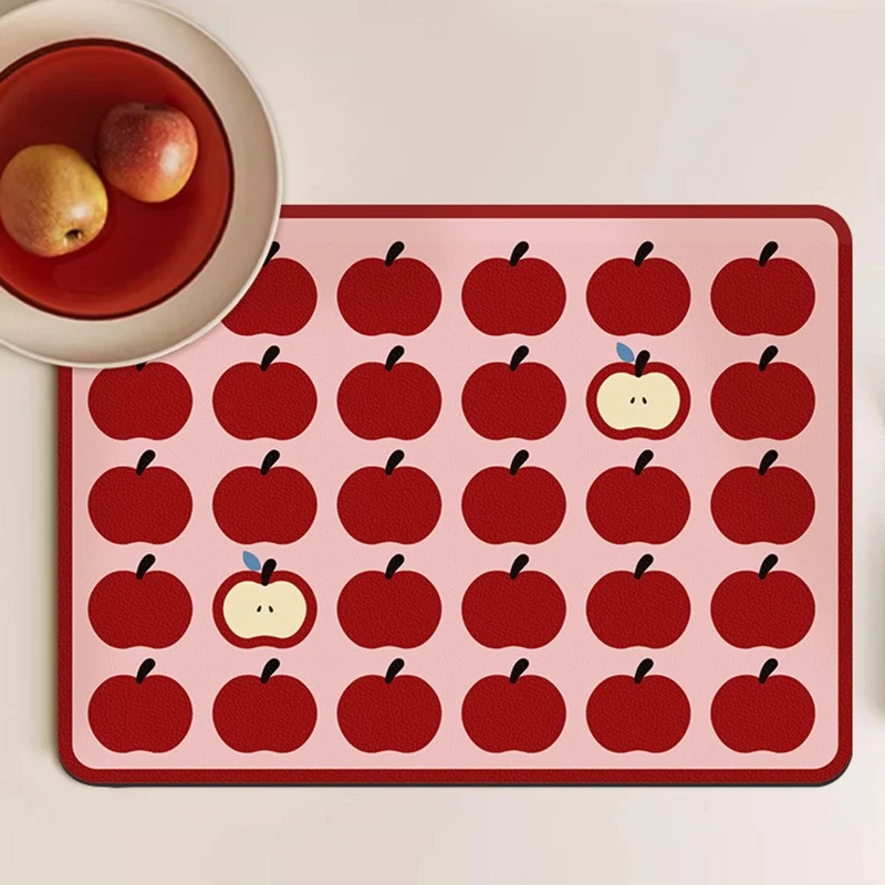 Apple-Themed Kitchen Table Mat Stornfield