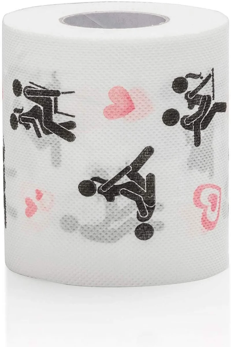 Kamasutra Toilettenpapier - Lustiges Fun Klopapier Geschenk
