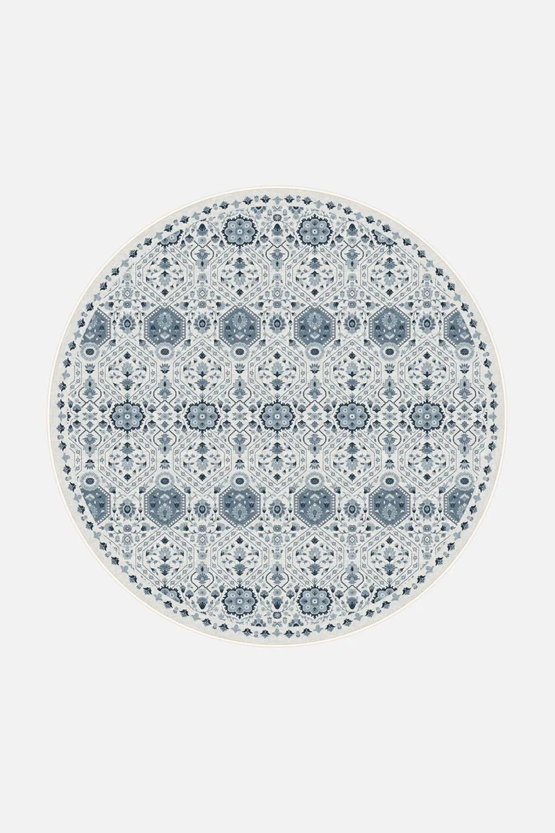 Hangi Blau Teppich