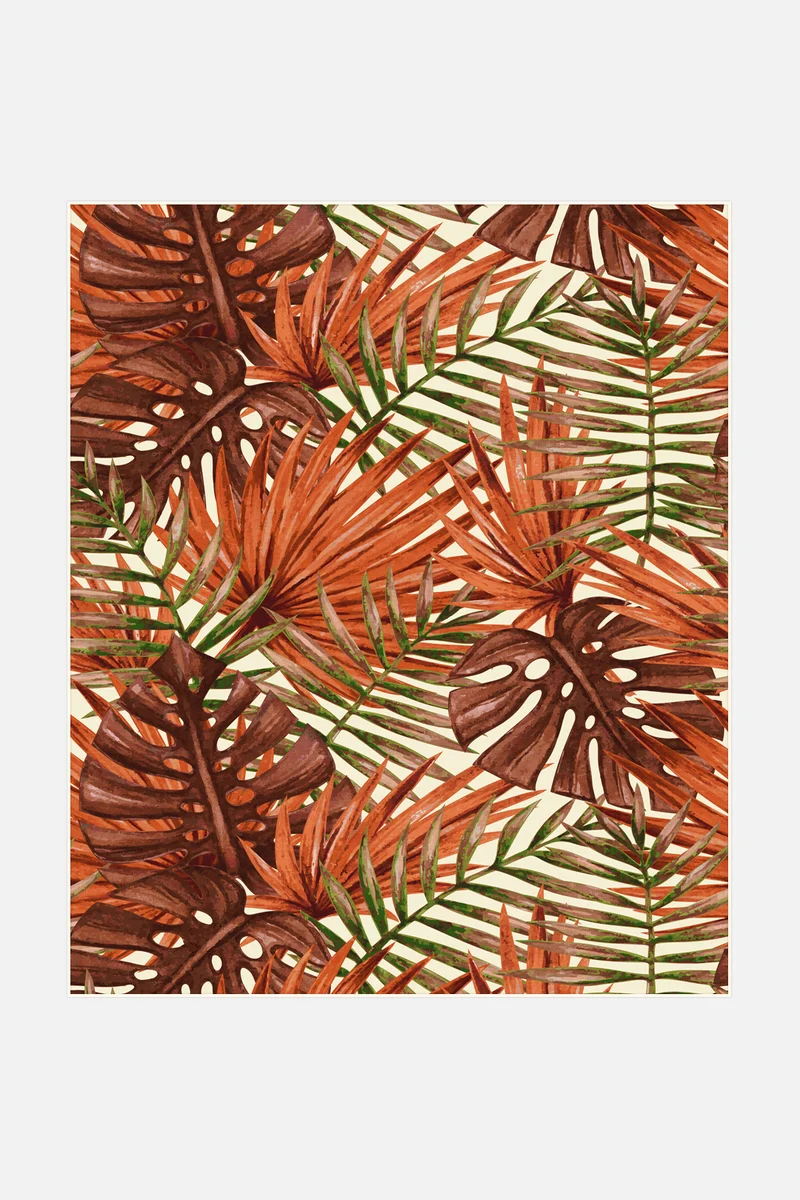 Outdoor Palme Rotkardinal Teppich