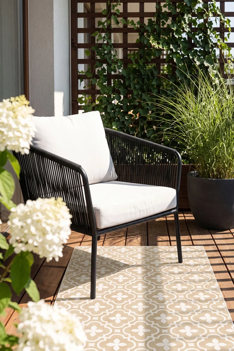 Outdoor Irene Creme Teppich