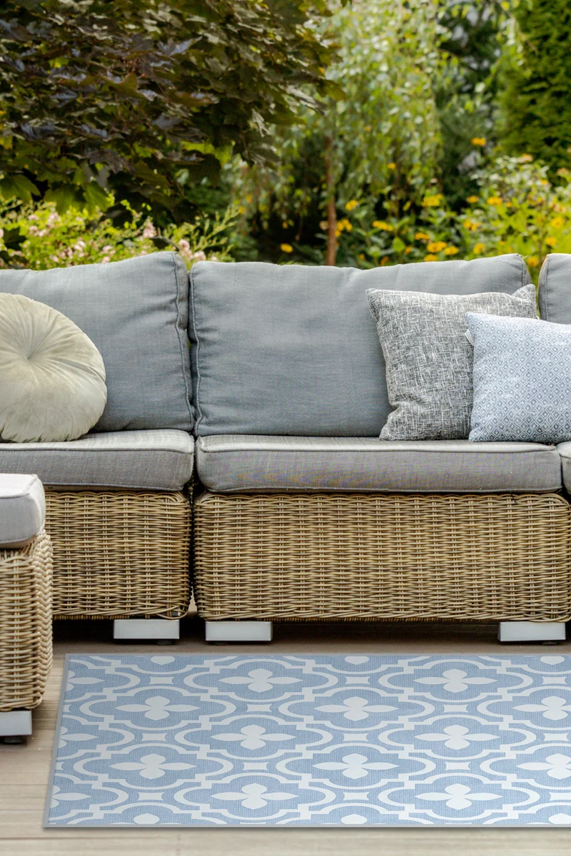 Outdoor Irene Azurit Teppich