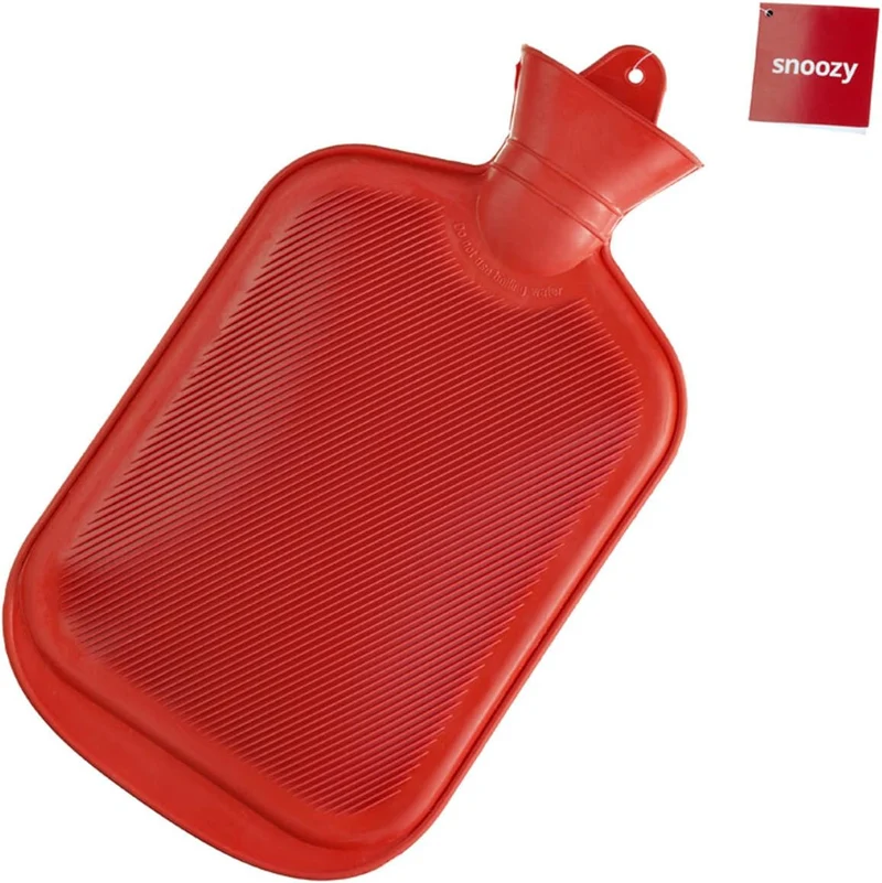 Snoozy 2L Wärmflasche mit Schneeflocken-Bezug – Kuschelig & Warm