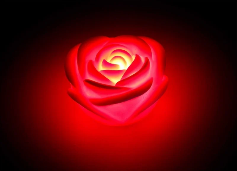 LED Blume - leuchtende Rose mit Farbwechsler
