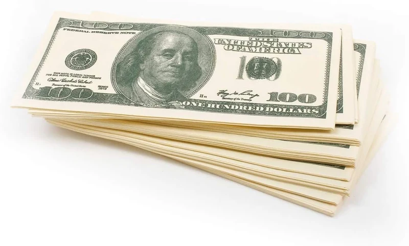 Dollarschein-Servietten - 100-Dollar-Note Papierservietten 33x33cm
