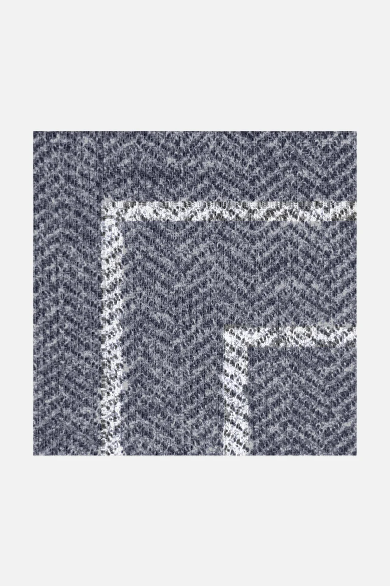Jute-Haptik Nahla Saphir Teppich