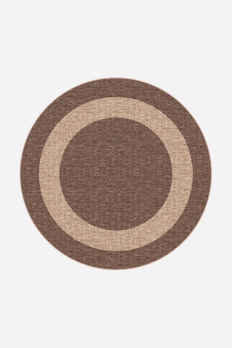 Jute-Haptik Madison Mokka Teppich