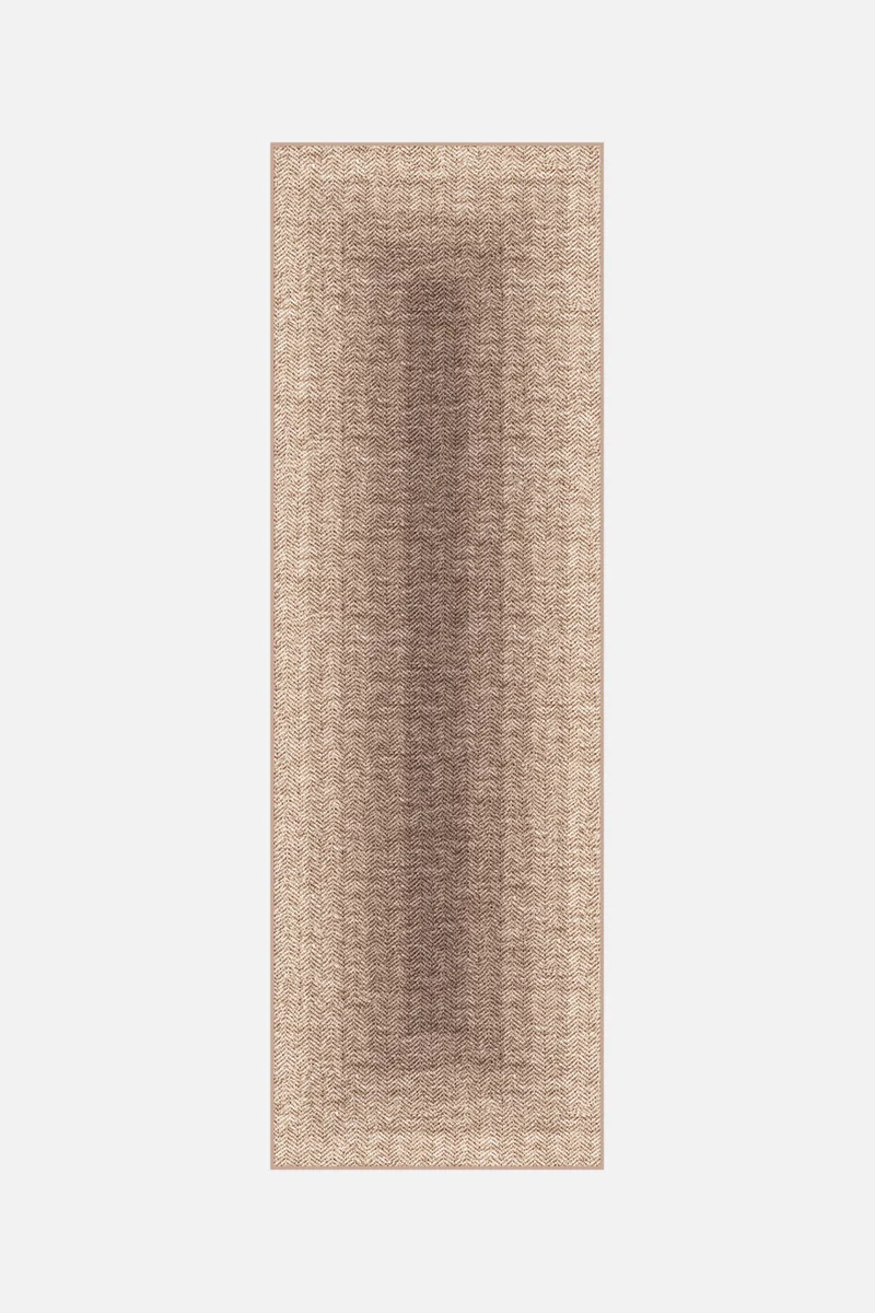 Jute-Haptik Emi Cappuccino Teppich