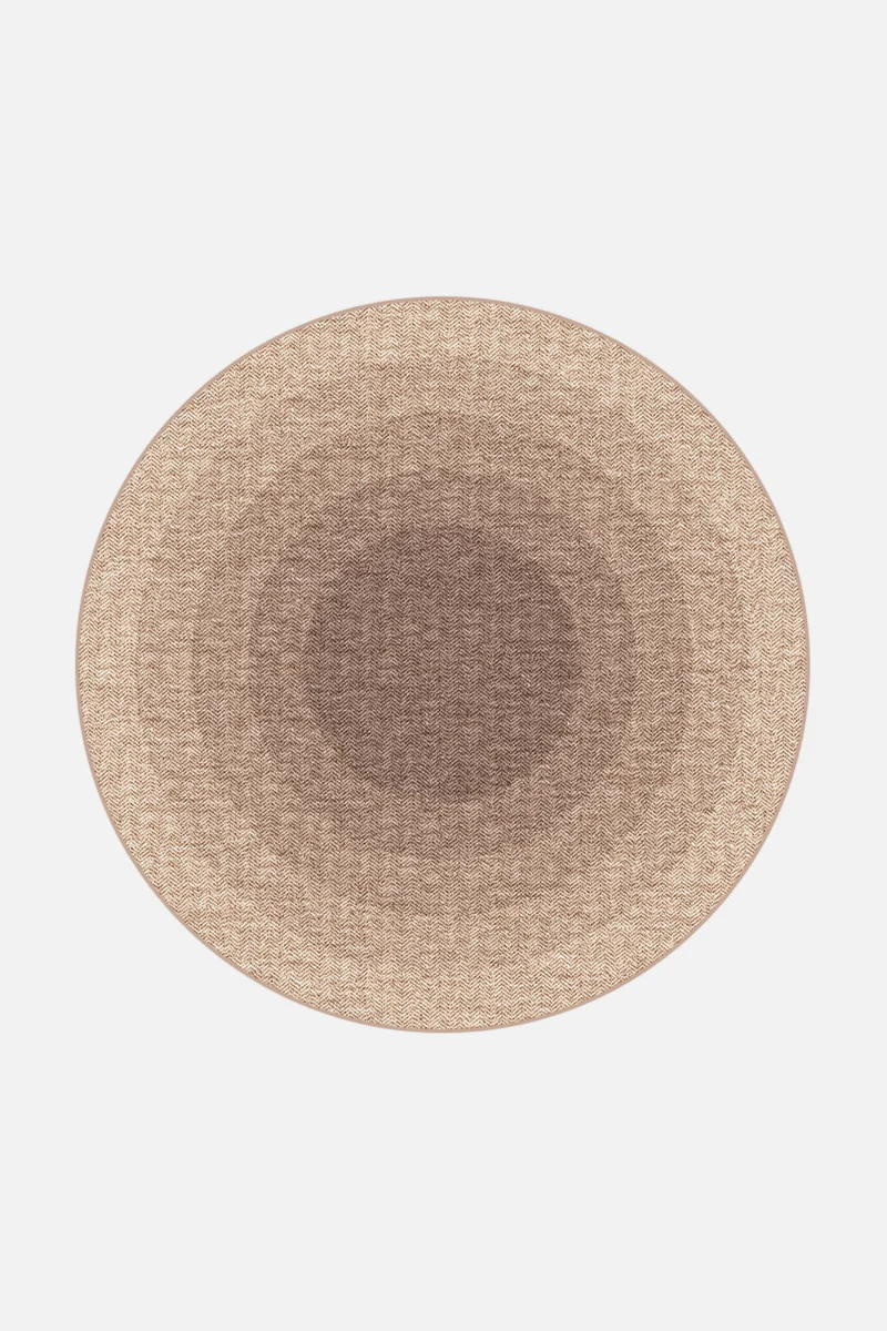 Jute-Haptik Emi Cappuccino Teppich