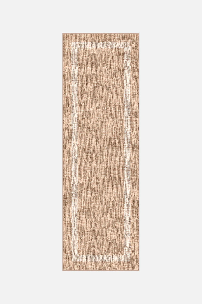 Jute-Haptik Ava Crema Teppich