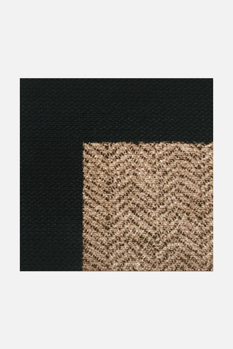 Jute-Haptik Alisa Espresso Teppich