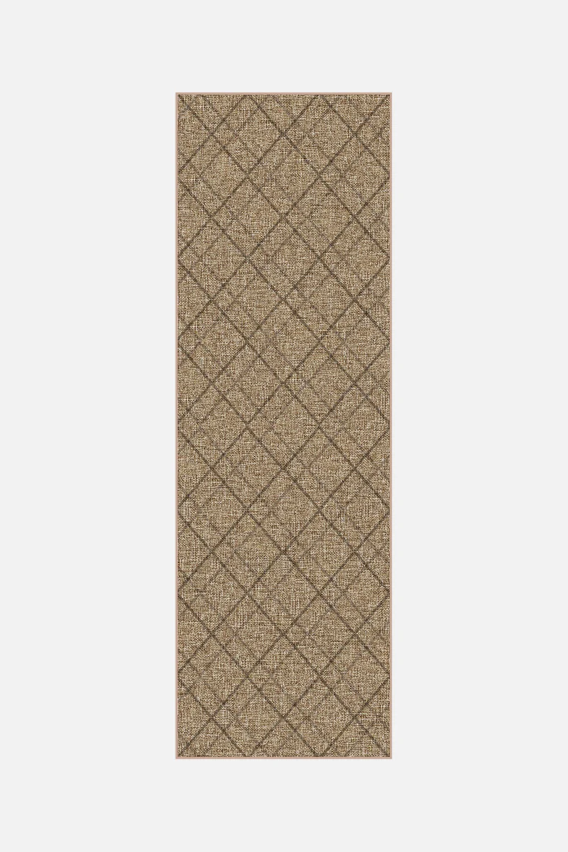 Jute-Haptik Dalia Mokka Teppich