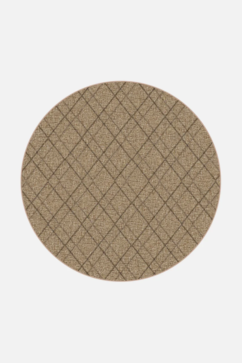 Jute-Haptik Dalia Mokka Teppich