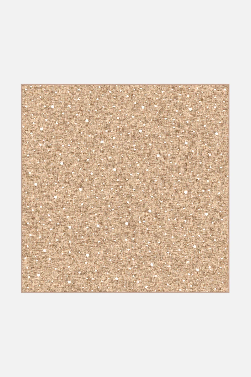 Jute-Haptik Stella Milchkaffee Teppich