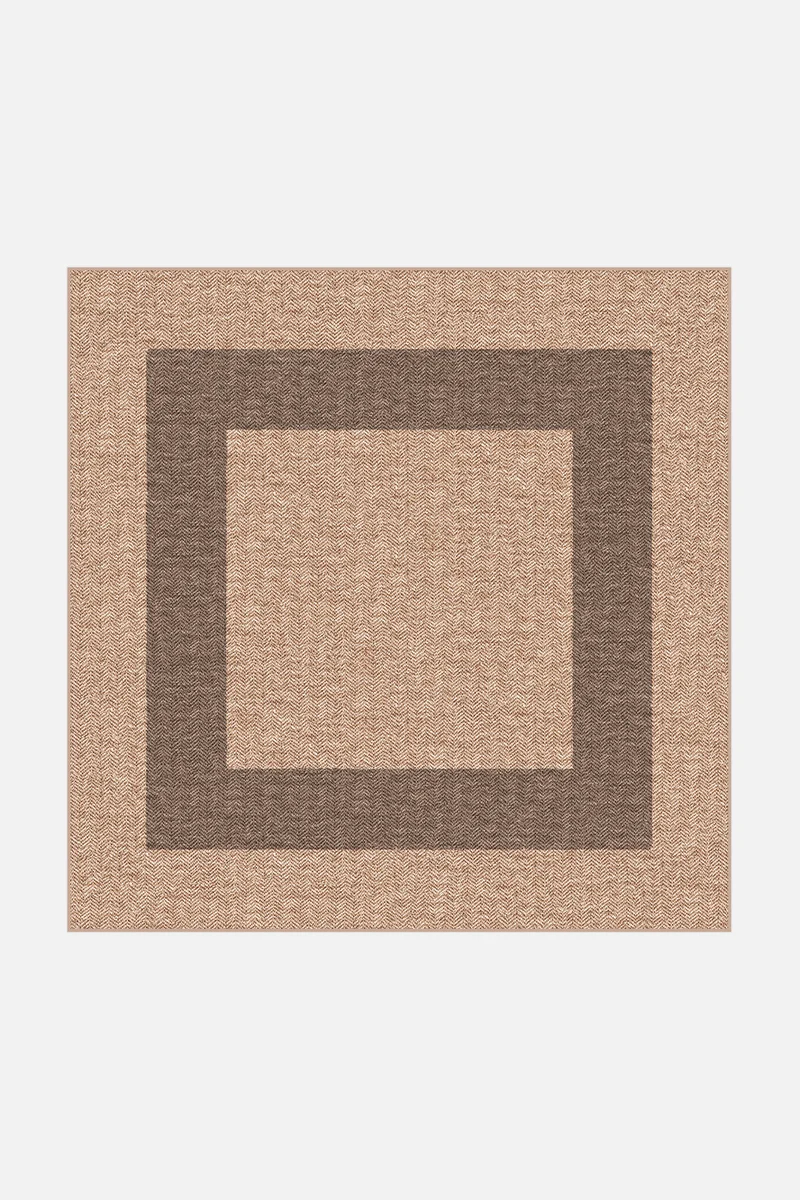 Jute-Haptik Madison Macchiato Teppich