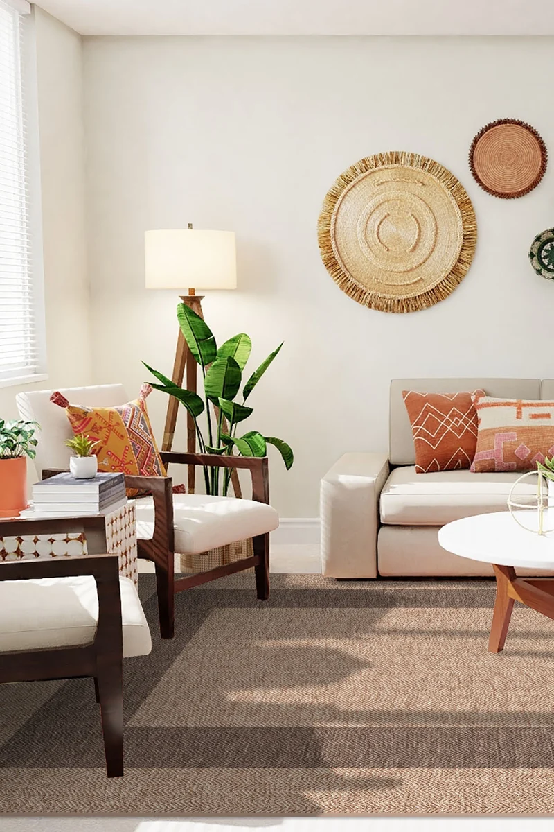 Jute-Haptik Madison Macchiato Teppich