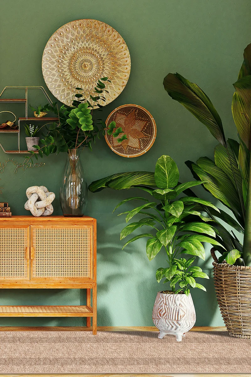 Jute-Haptik Madison Crema Teppich