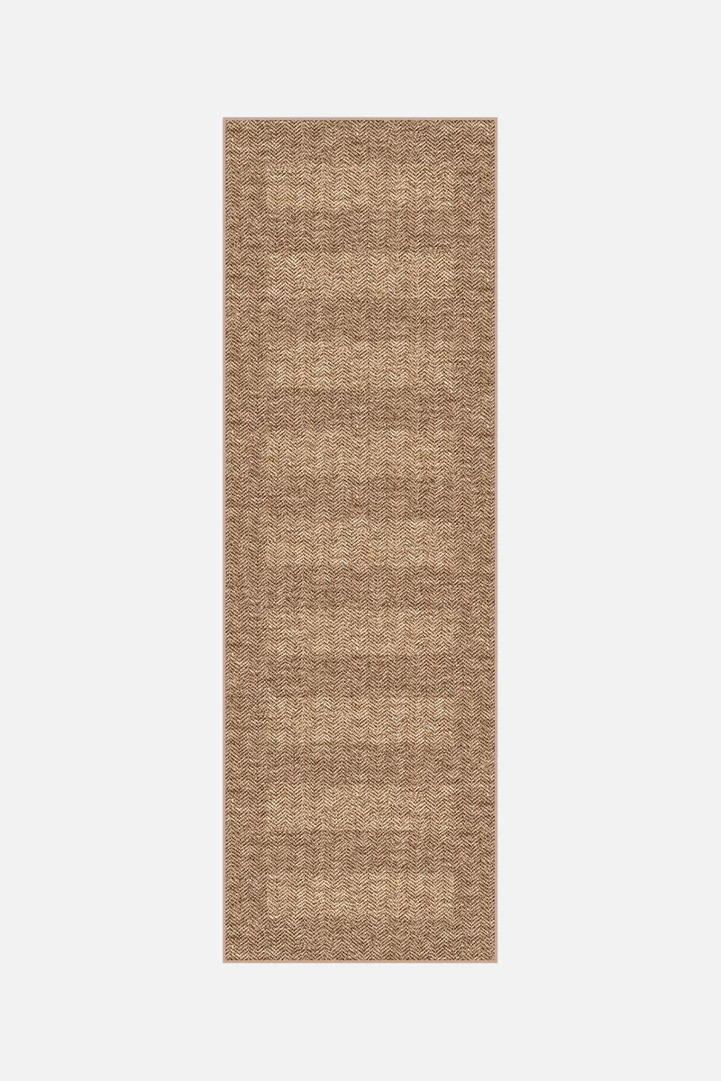 Jute-Haptik Liara Eiche Teppich
