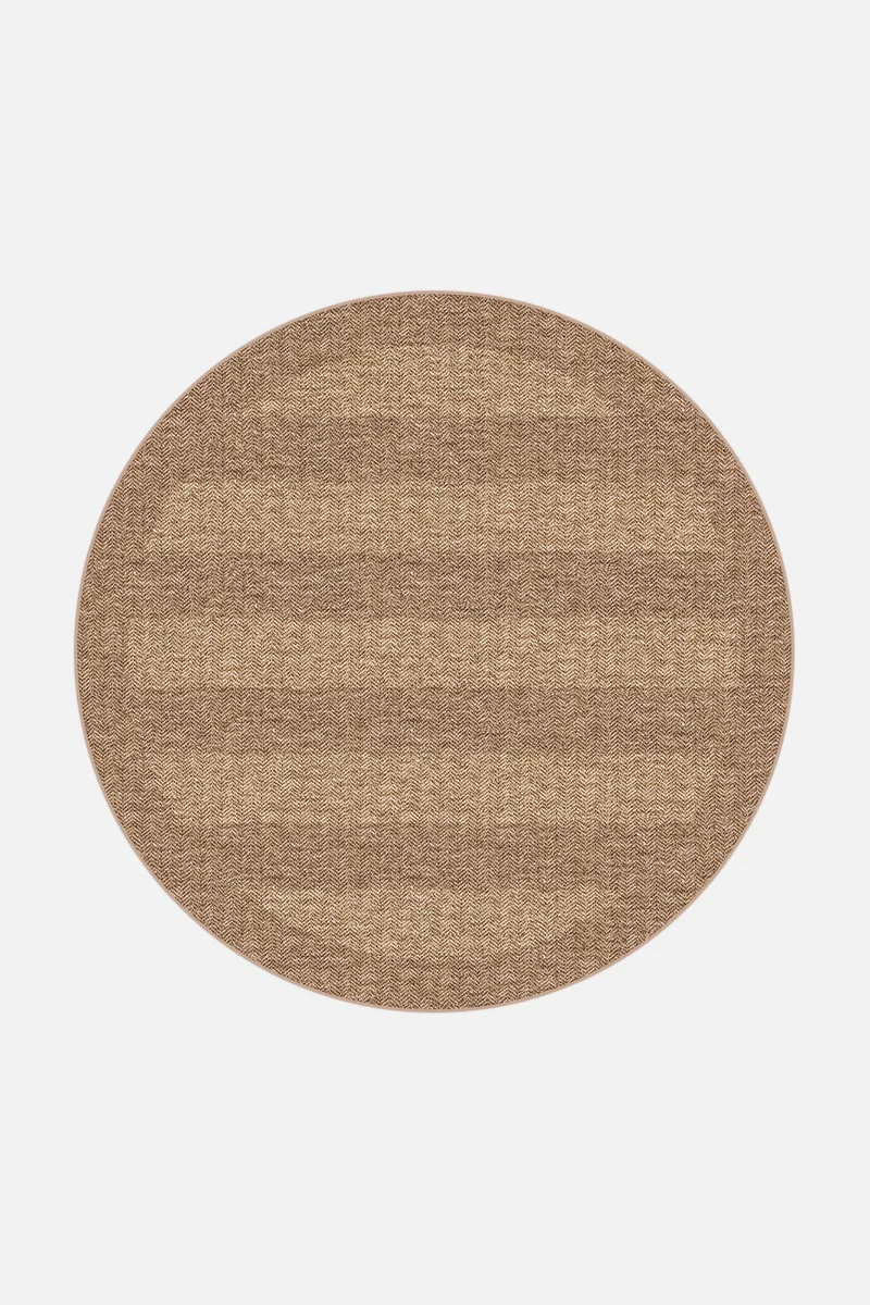 Jute-Haptik Liara Eiche Teppich