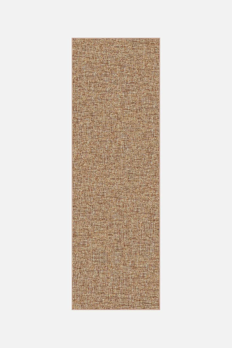 Jute-Haptik Giorgia Kastanie Teppich