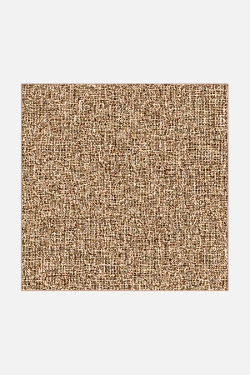 Jute-Haptik Giorgia Kastanie Teppich