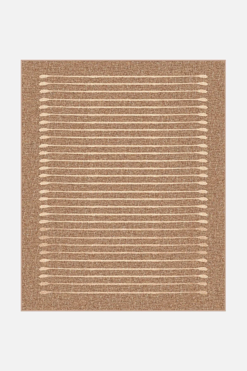 Jute-Haptik Felia Eiche Teppich